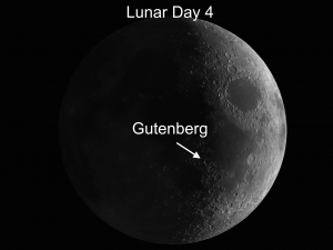 Gutenberg Crater Lunar Highlight the Week of March 7