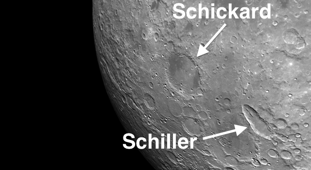 Unusual Feature of the Moon Crater Schickard