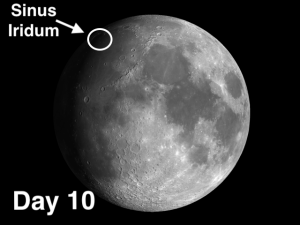 Sinus Iridum on the Moon