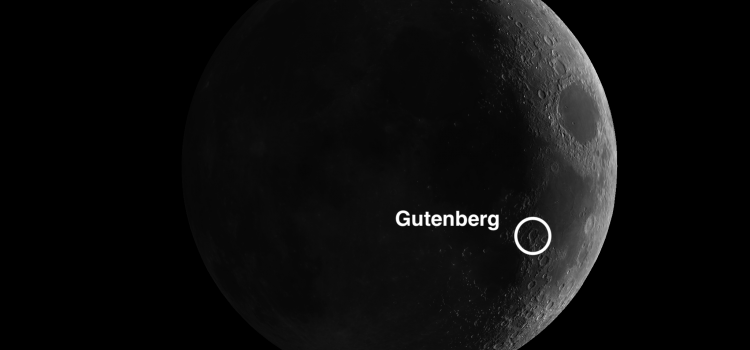 Moon Crater Gutenberg and its Historical Significance
