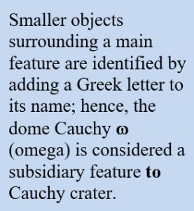 Dome cauchy on moon is omega