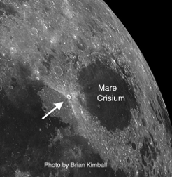 moon crater Proclus