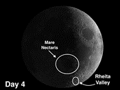 Vallis Rheita on the moon