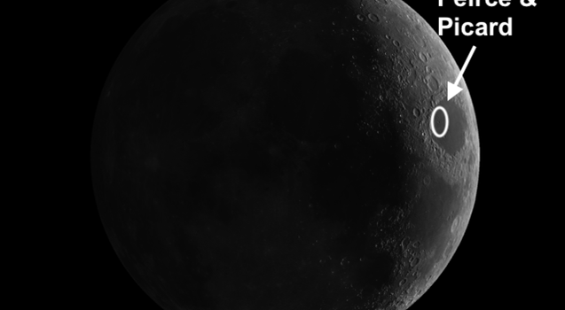 Two Largest Intact Moon Craters on Mare Crisium: Peirce and Picard