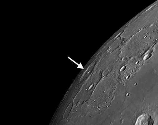 Pythagoras complex moon crater
