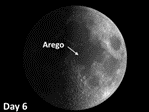 Arago unusual crater on moon