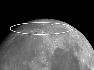 Mare Frigoris on the Moon and the Gargantuan Hypothesis