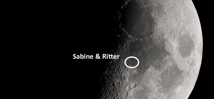 Floor Fractured Moon Craters – Sabine and Ritter