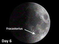 moon crater Fracastorius best example of subsidence