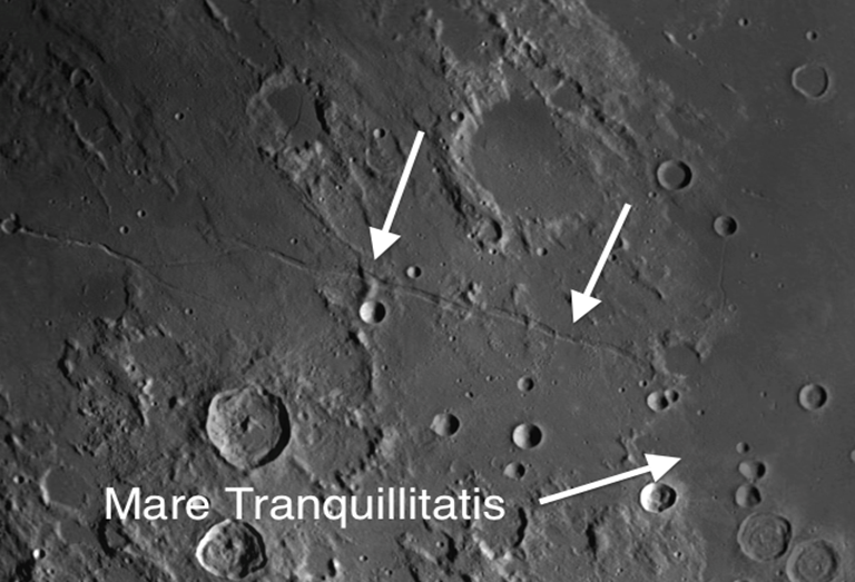 Mare Tranquillitatis on the moon