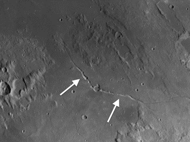 Rima Ariadaeus – Rille on the Moon that is a Graben