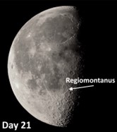 Regiomontanus: Squashed, Oblong Shape Moon Crater